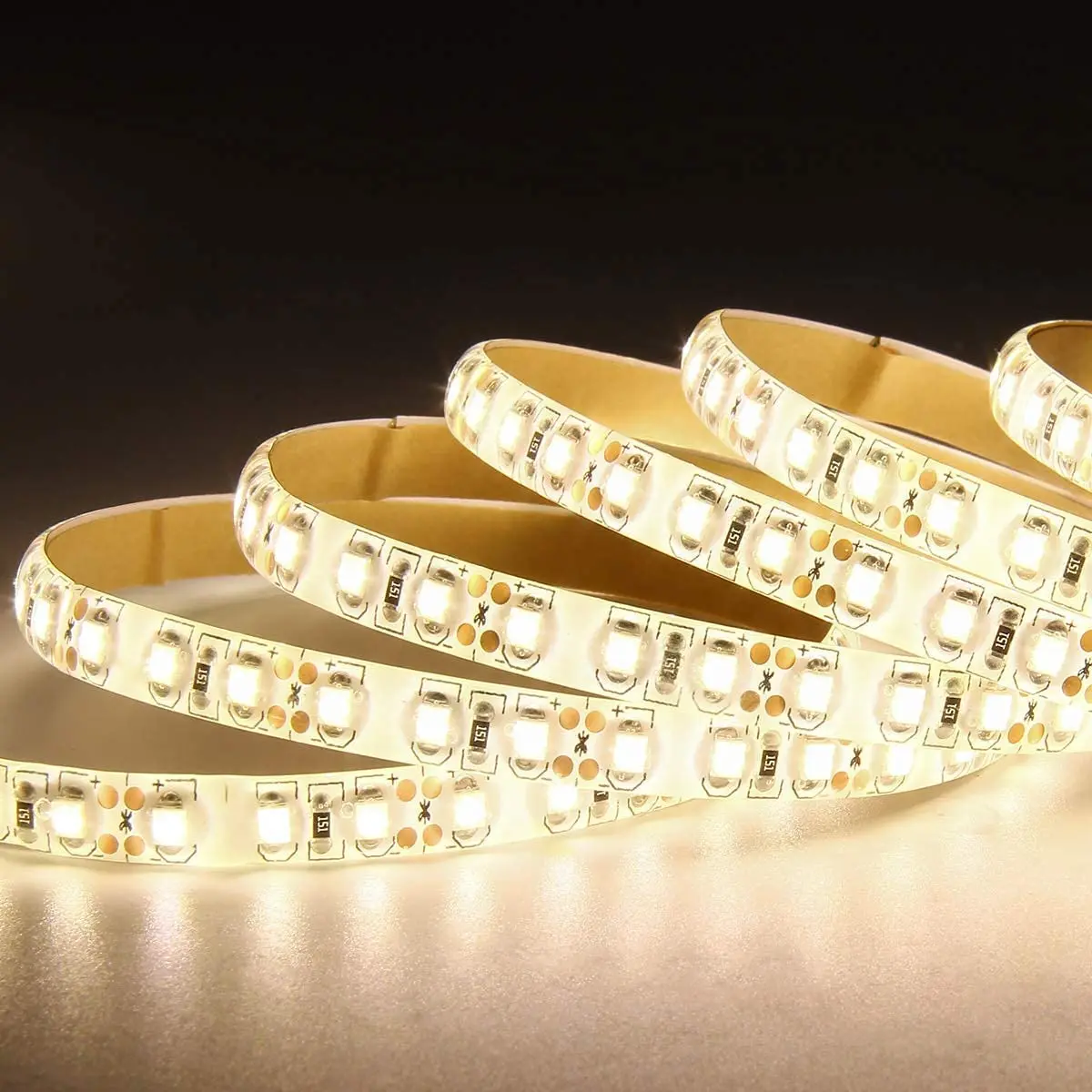 High quality high cri 80-90  8mm 10mm smd 2835 60 120 240 led per meter 12v 24v led strip light