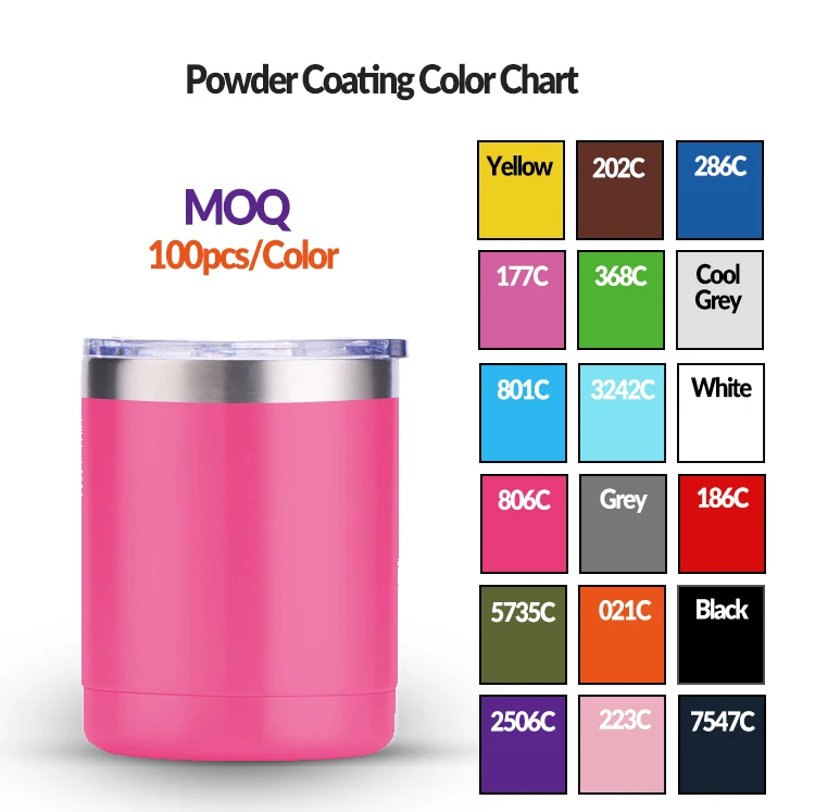 300Ml Double Wall Stainless Steel 10Oz Lowball Tumbler Wholesale Insulated 10 Oz White Skinny 10 Oz Stainless Steel Tumbler 10Z