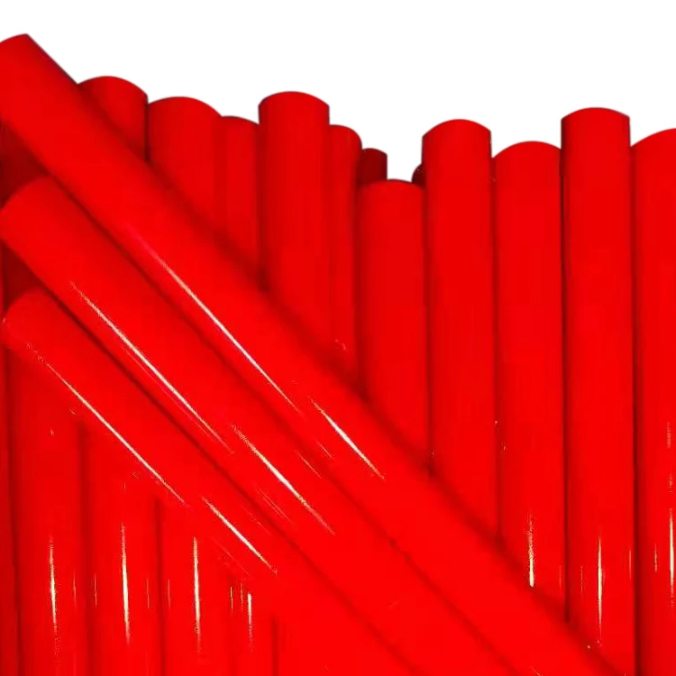 Direct supplier 45 to 98A hardness 8mm to 300mm red yellow black white polyurethane PU rubber rod urethane round rod stock