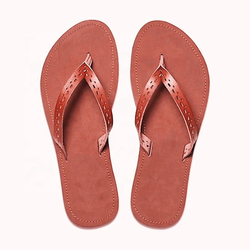 Lady Pu Leather Upper EVA Sole Slipper Women Flip Flop