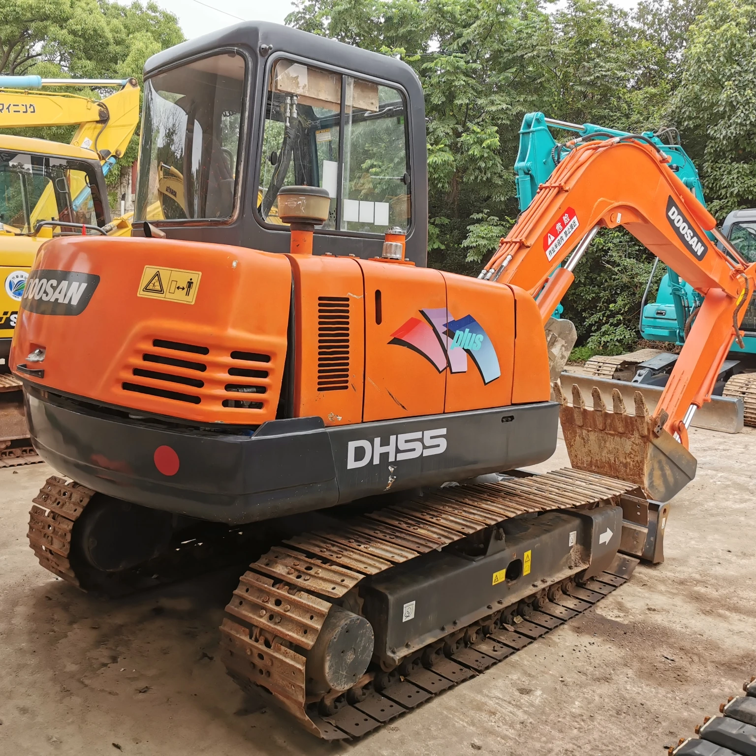 On sale Used Engineering Construction Machinery South Korea Original Machine Doosan DH 55 Used Excavators