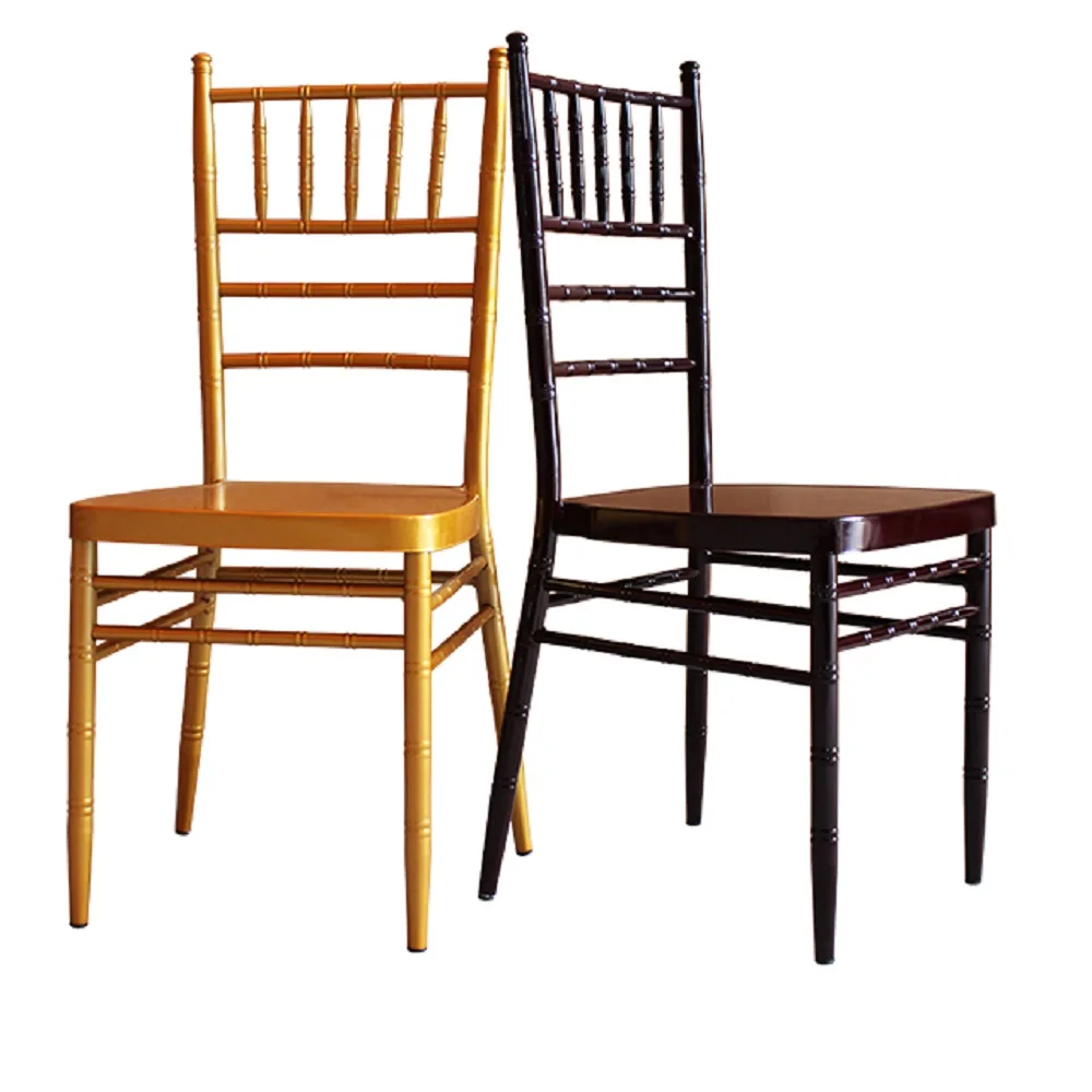 Golden Tifffany Fine Luxury Iron Chiavalry Home Furniture Dining Chair for Party Wedding and Restaurant