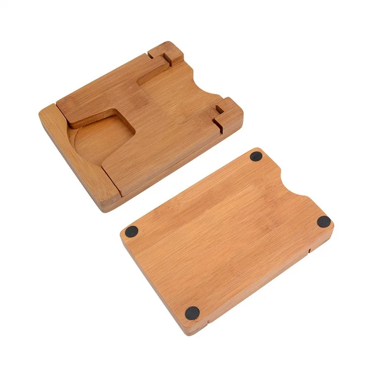 
Drying Tableware Rack For Kitchen Accessory Premium Folding Bamboo Pot Lid Rack Kitchen Utensils Holders Rack 