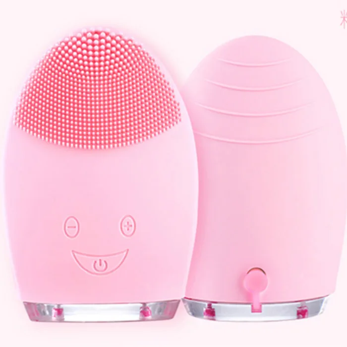Глубокая очистка косметики, остаточная электрическая щетка для лица глубоко очищает кожу и очищает поры, силиконовая щетка для очищения лица