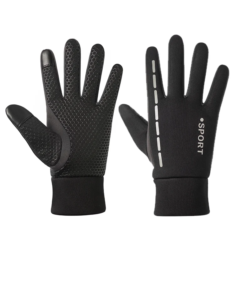 Winter Waterproof windproof fleece Anti-slip Outdoor Sports Warm Thermal Ski Snow Gloves Mittens Cycling Gloves