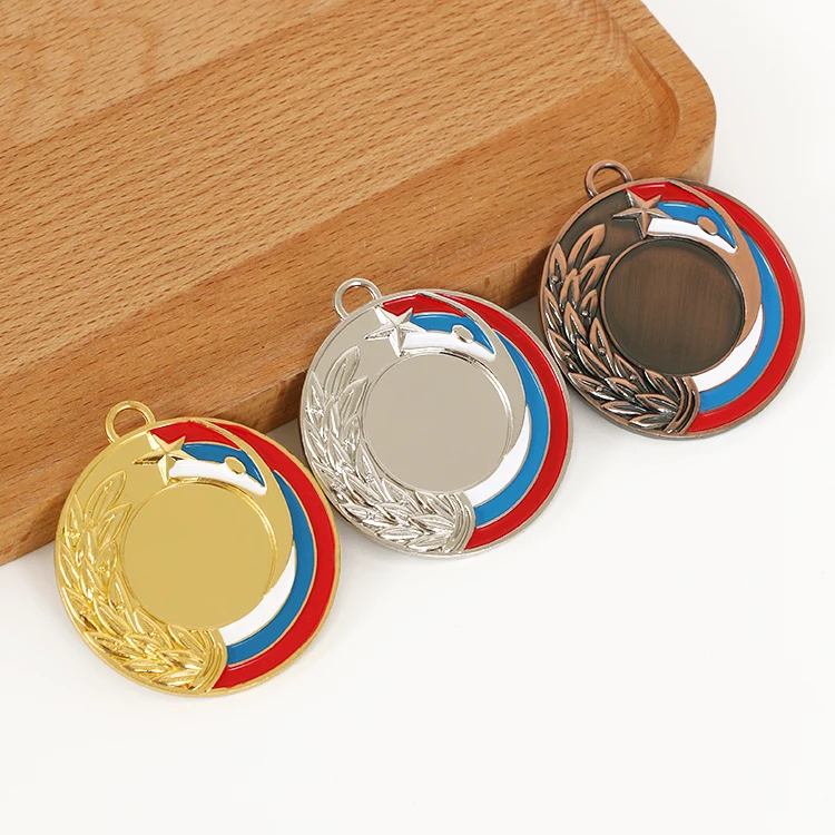 Cheap Award Football Metal Medals Iron Custom Soccer Medals And Trophies Sport Cut Out Medal