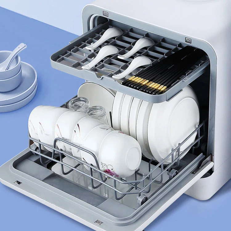 New Household Automatic Washing Disinfection Storage Drying Integrated Small Dishwasher