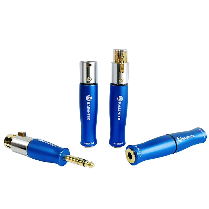  Позолоченный адаптер Rasantek 1/4 TRS в XLR сбалансированный