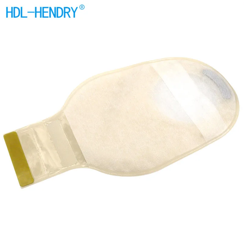 Medical Professional Drainable Ostomy Supplies Two Piece Colostomy Bag with Clamp Ostomy Pouch