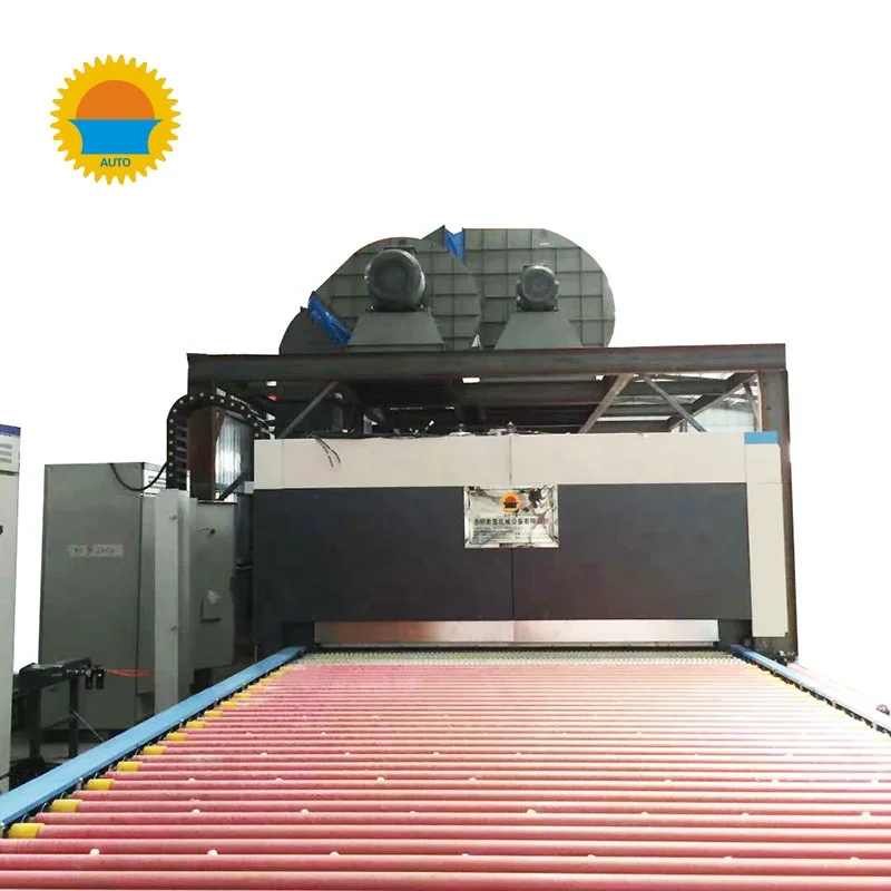 AUTO Horizontal convection toughened glass making machine manufacturer with CE