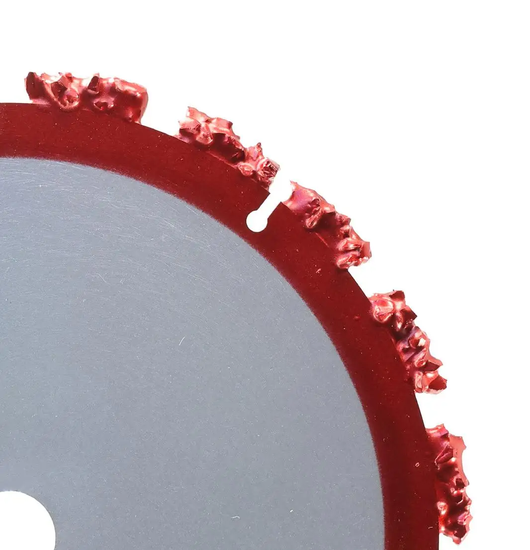 TOOLWAY multi purpose brazed diamond saw blade cutting for wood plastic metal concrete abrasive blocks