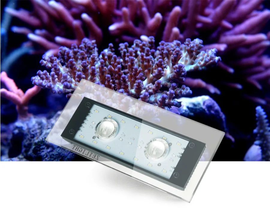 
Wifi Control Reef Aquarium Light Auto Simulate Sunrise And Sunset RGB LED Aquarium light 
