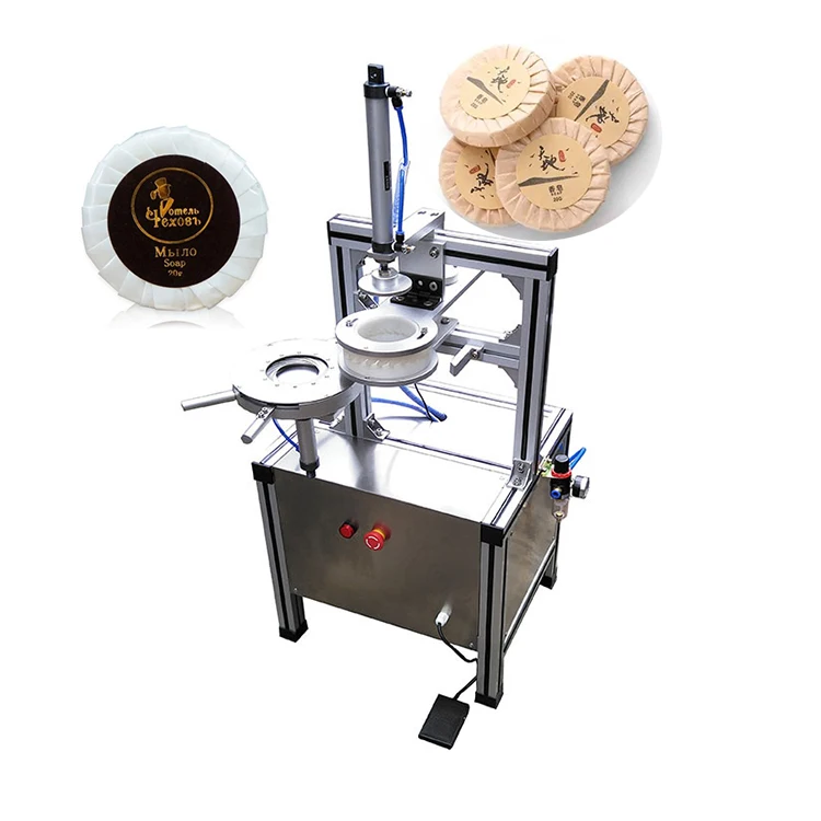 Round Soap Pleat Type Packing wrapping machine manual soap pleat packing machine with mold