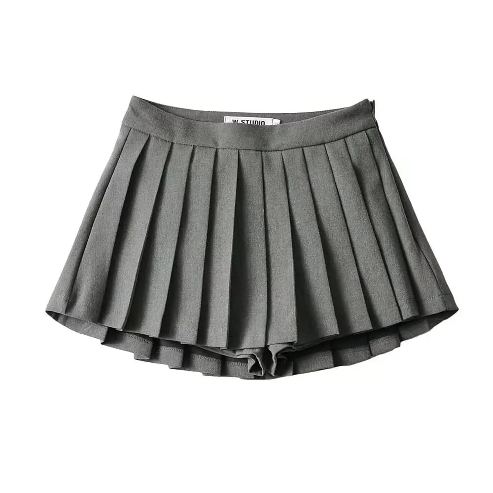 Ready to ship summer clothing boutique wholesale school girl mini pleated short womens skirts