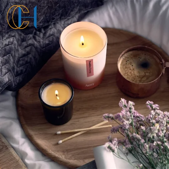 CH Custom Logo Gift Box Candle And Reed Diffuser Set Organic Soy Wax Aroma Spiritual Yoga Energy Scented Candle With Match