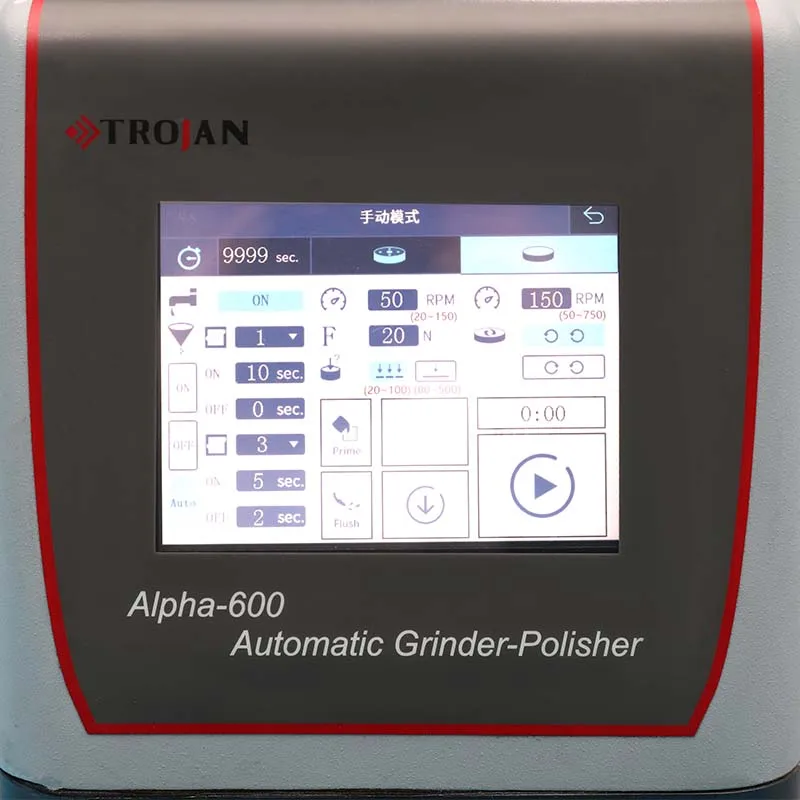 Alpha-600 Metallographic specimen grinding and polishing machine/Automatic materialographic Sample Preparation Machine