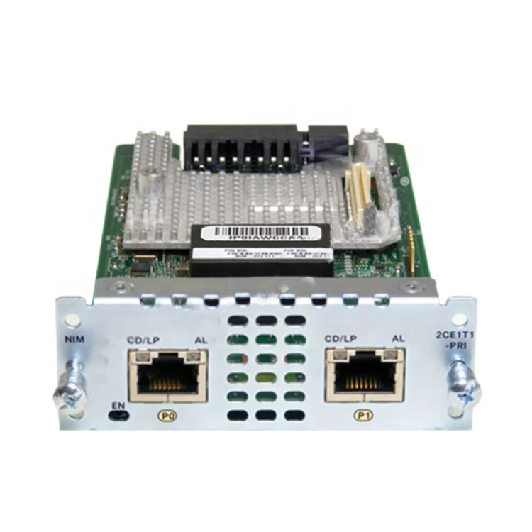 Good product  2 port Voice router module card NIM-2CE1T1-PRI