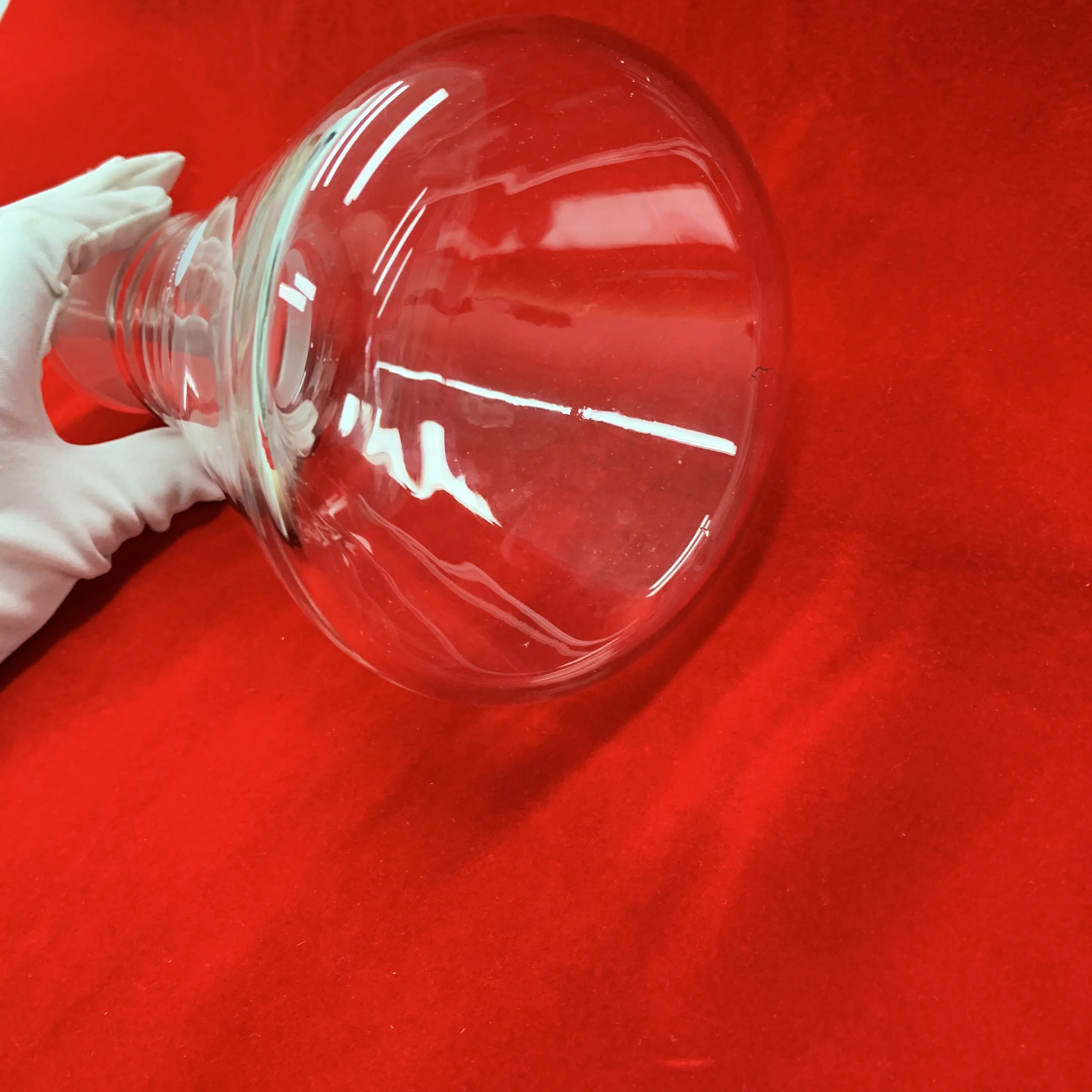 lab use clear erlenmeyer borosilicate glass flask 25-1000ml