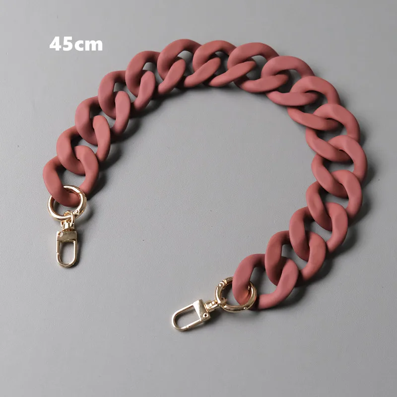 ZONESIN Fashion Bag Accessories Acrylic Purse Chain Resin Hand Bag Chain Strap