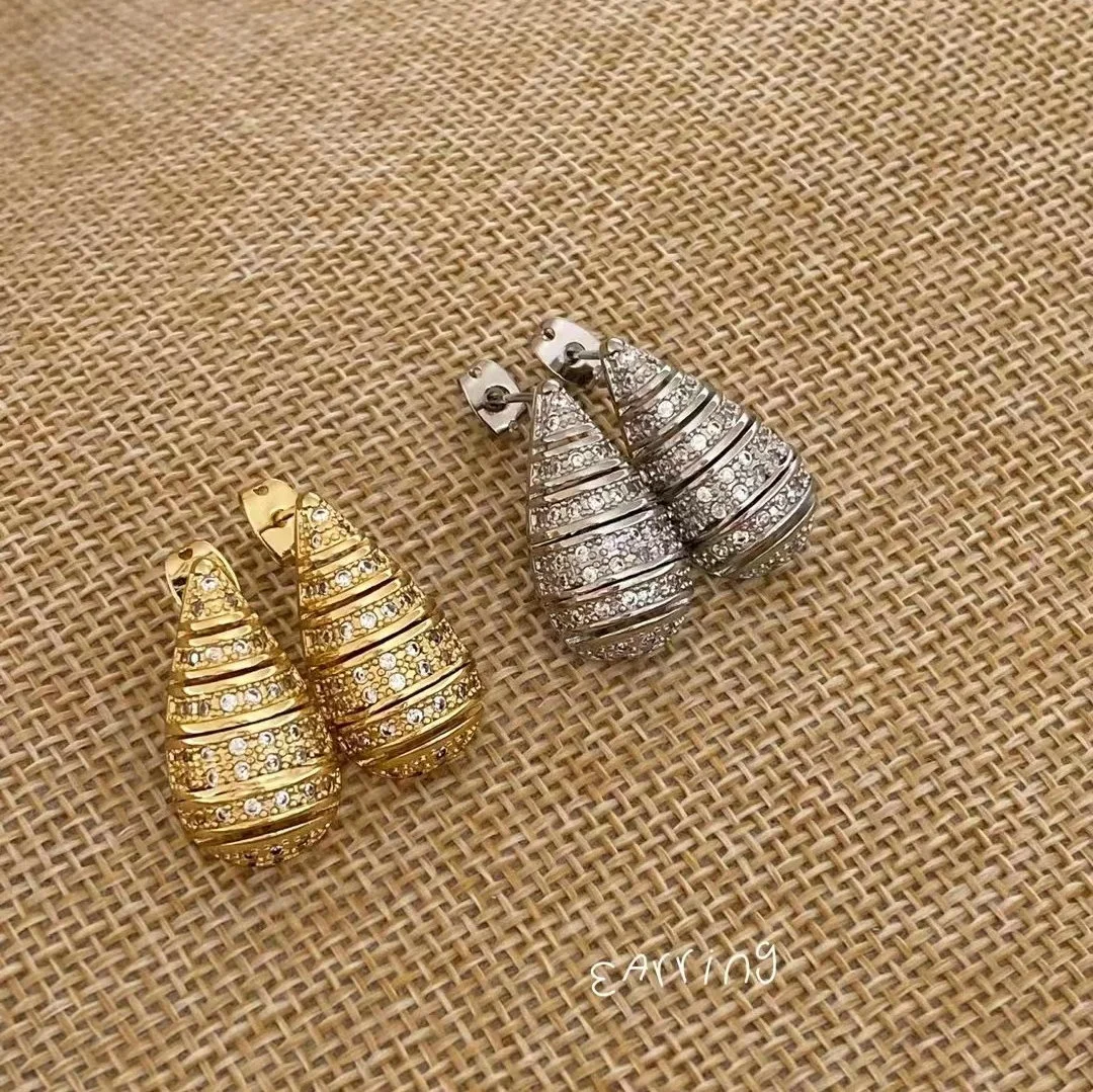 trending products 2024 new arrivals winning teardrop earring beauty CZ zirconia fashion jewelry stud earrings