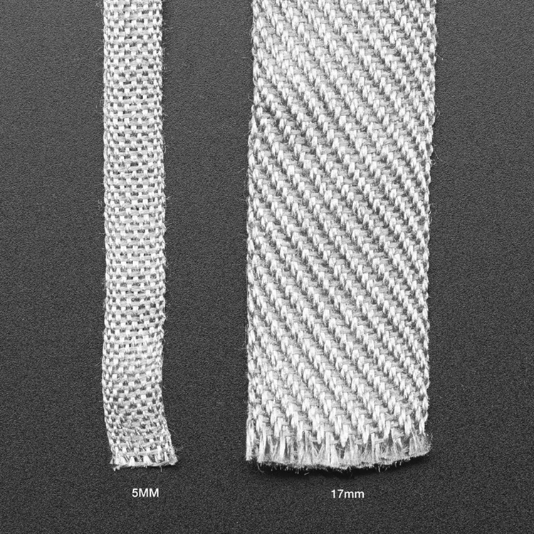 High toughness melt metal extract stainless steel fiber braided tape for mechanical conveyor electrostatic elimination