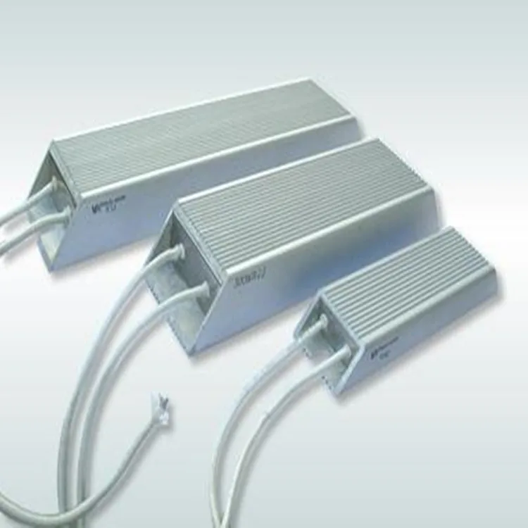 Power load Aluminum Housed wirewound braking resistor small size Aluminum Crust High Power wire wound Aluminum 100W