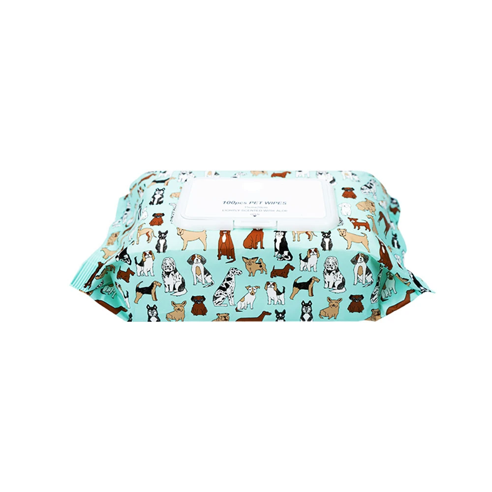Good quality wholesale hot selling floor cleaning  pet cleansing dog body wipes