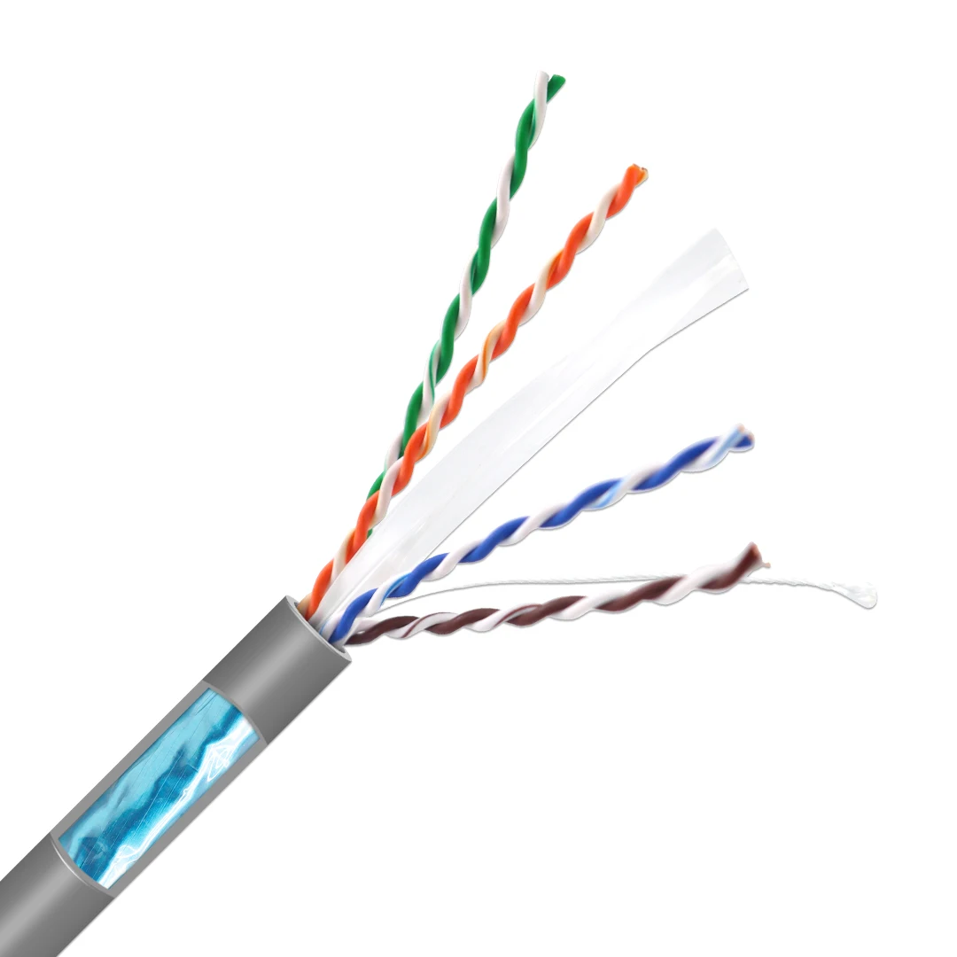 Gigabit Network  cat6  ftp 0.56mm Stable Fast Outdoor CCA pure copper UTP/FTP/SFTP Cat 6A Cable Cat5e CAT6
