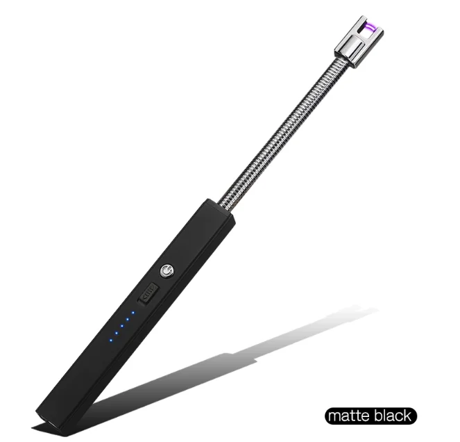 
Candle Lighter Rechargeable Electric Arc Lighter with 360 degree Safety Long Lighter 