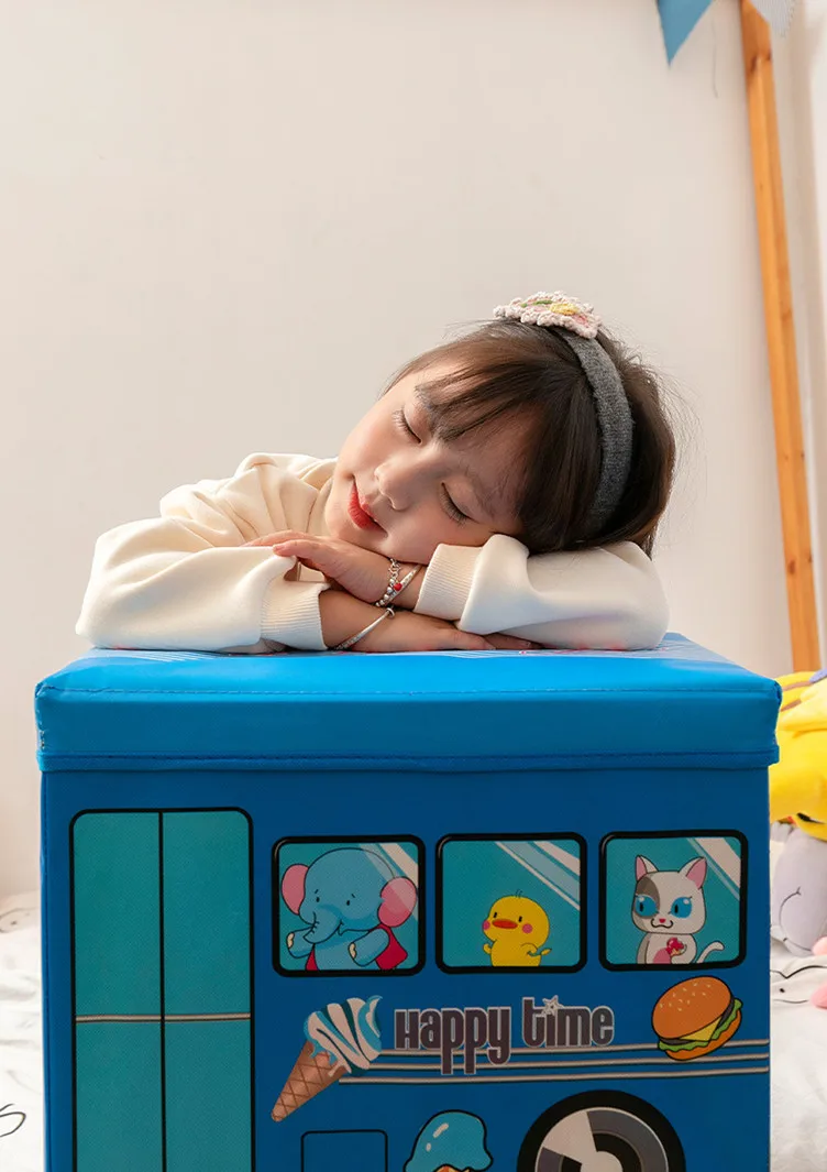 Modern New Design Cube Ottoman Storage Stool For Home Furniture