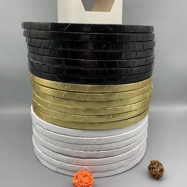 Пользовательский утолщенный барабан для торта, круглые квадратные доски для торта из серебряной фольги