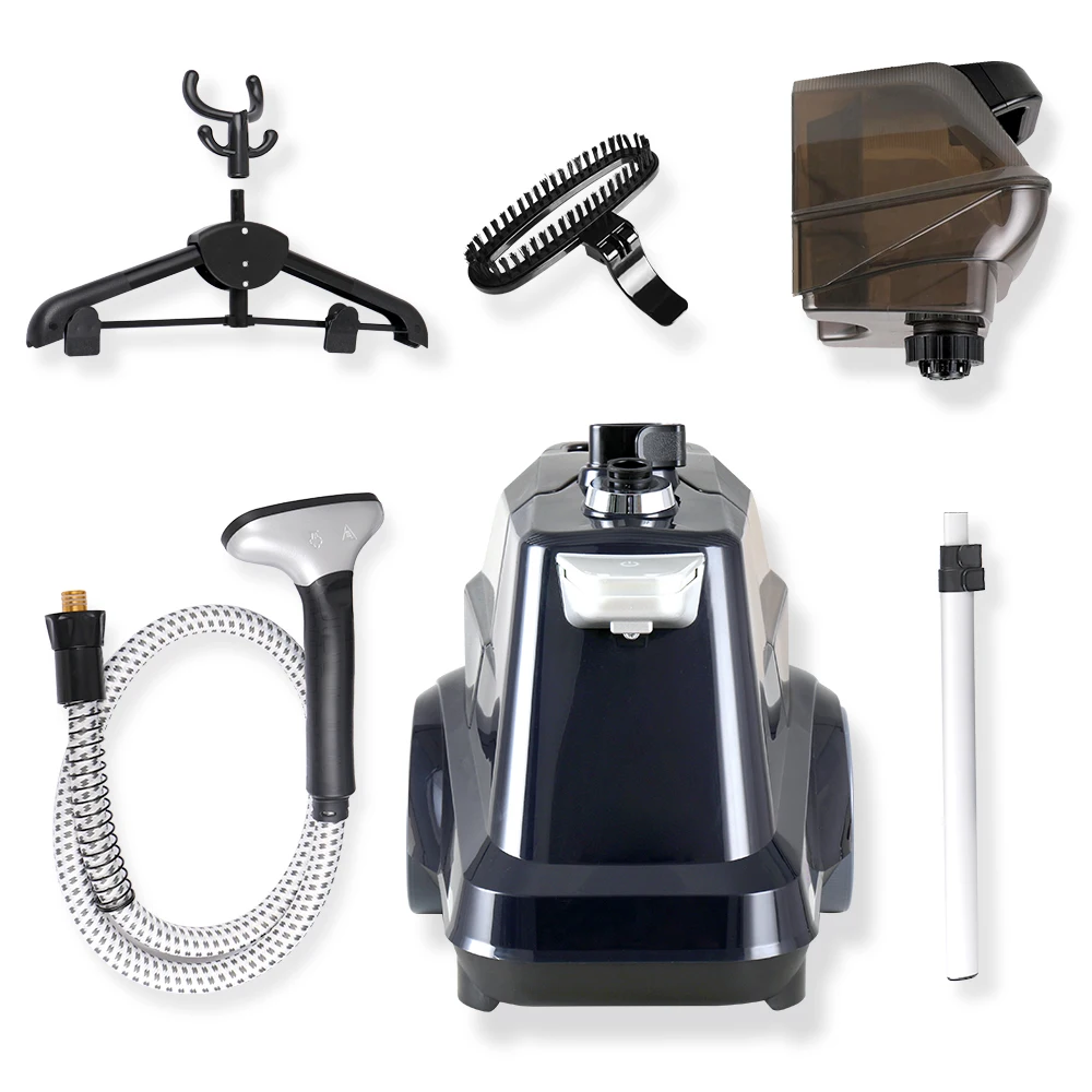 2200W vertical hanging ironing machine clothes steam iron fabric foot switch garment steamer