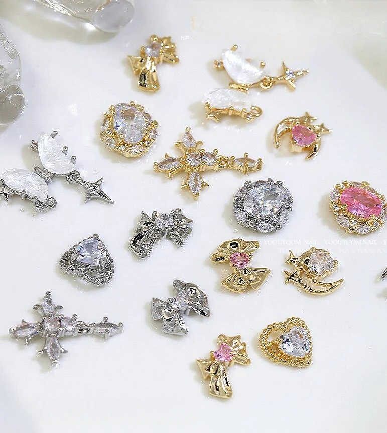 New Arrival 3D Shiny Nail Zircon Rhinestones Luxury Nail Decoration Diamonds Nail Beauty Design Charms for DIY Women Girls