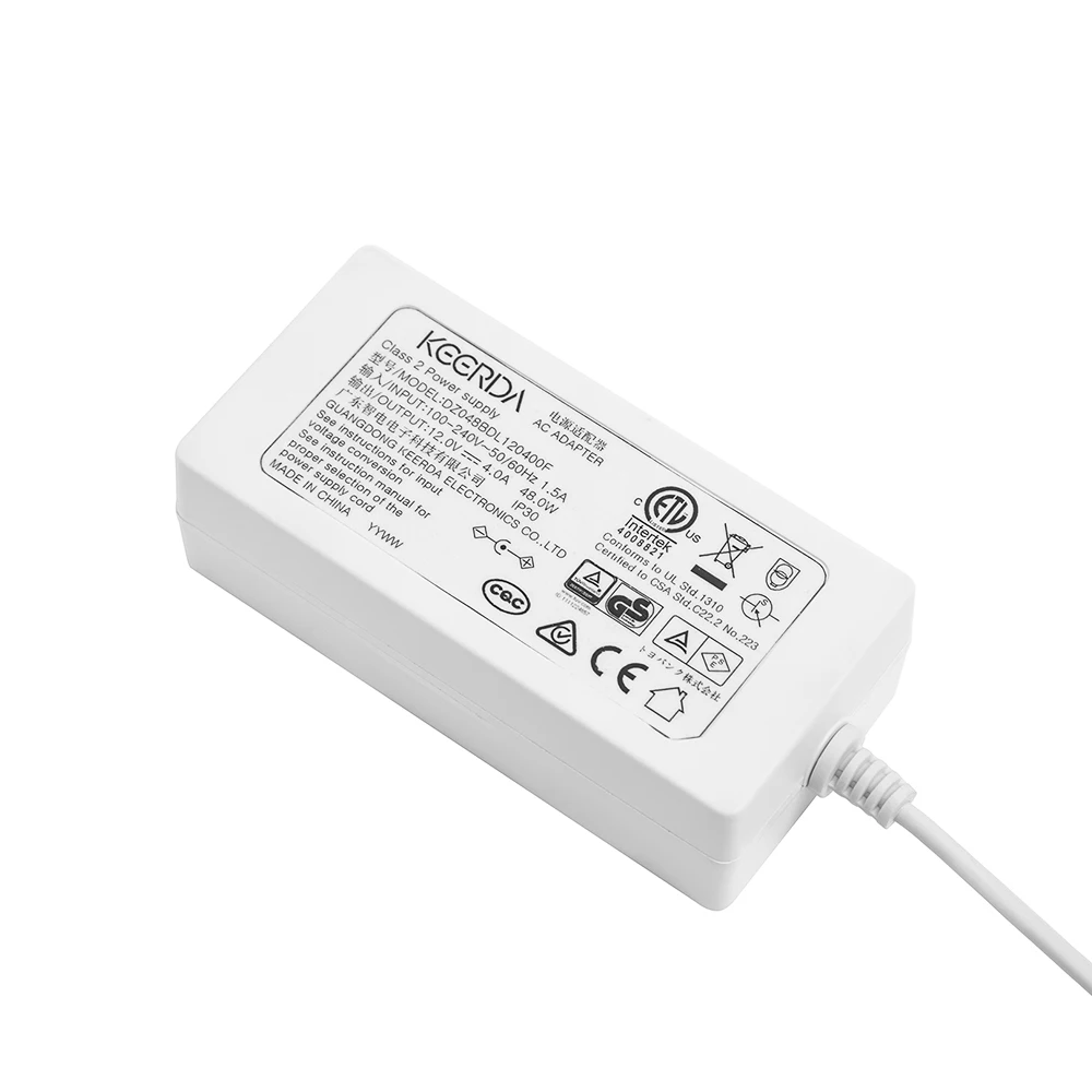 24v 3a power supply AC/DC 100-240V 50/60Hz input 12v 5a 60w output desktop power adapter