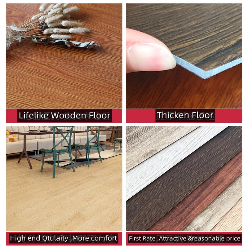 wooden  luxury 100% raw material vinyl floor spc herringbone flooring oak pvc floor tiles vinyl