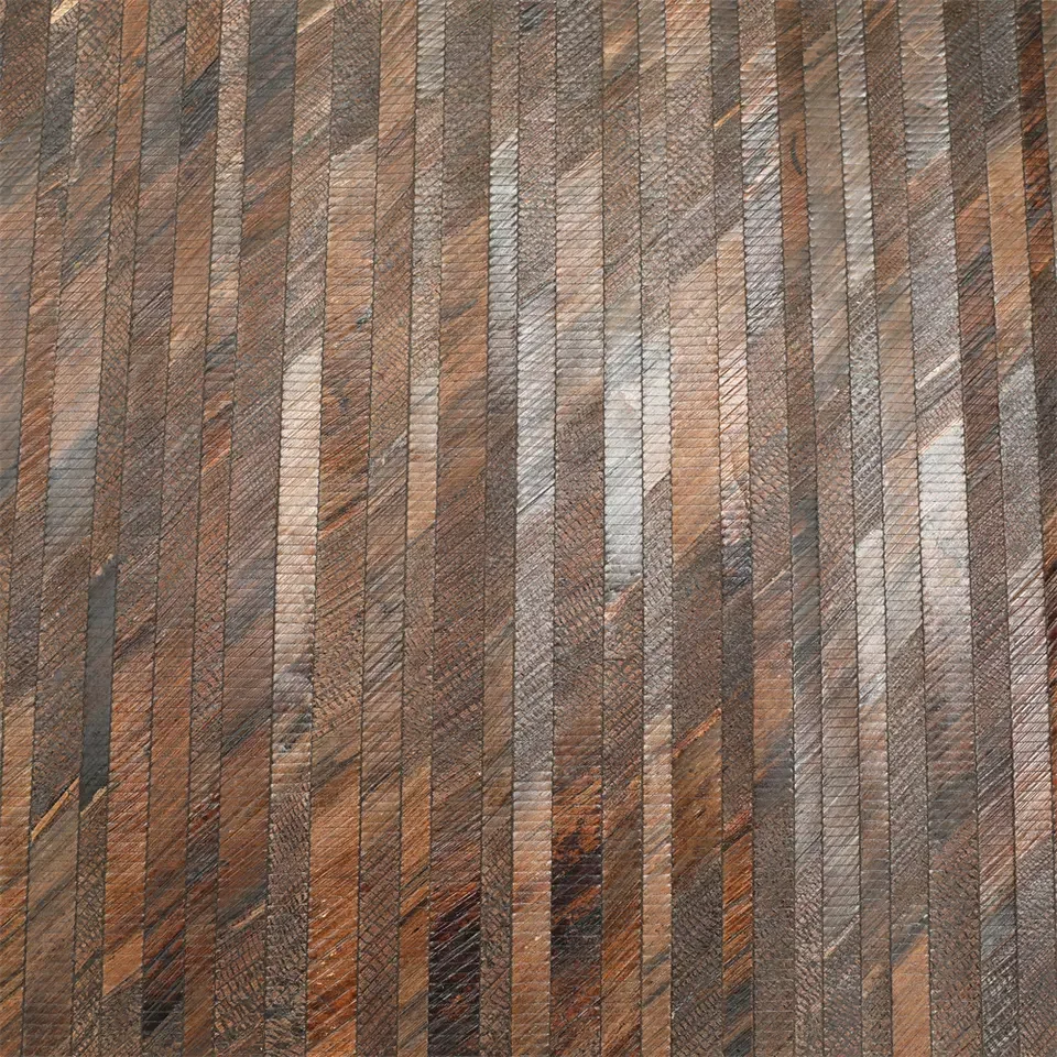 Mywind Natural Free Sample Brown Color Banana Leaf Water Hyacinth Wallpaper Wallcovering For Home Hotel Decor