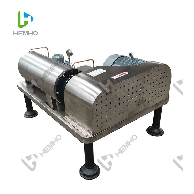 Hot Selling Solid-Liquid Two Phases Separation 10000 rpm Horizontal Small Decanter Centrifuge