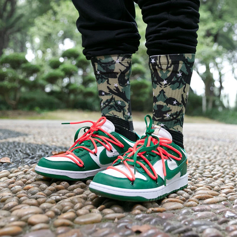 Wholesale custom logo design sublimation blank polyester print socks