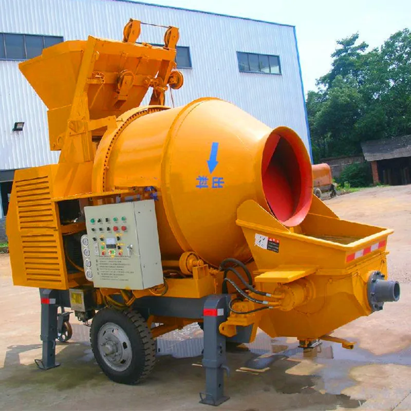 Jbt15 Small Self Loading Diesel Concrete Mixer Pump For Sale Concrete Pump With Mixer Portable Concrete Mixer And Pump