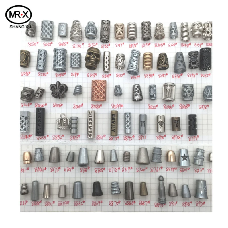 Wholesale Customize  fashion cord end garment  Metal zinc alloy stopper