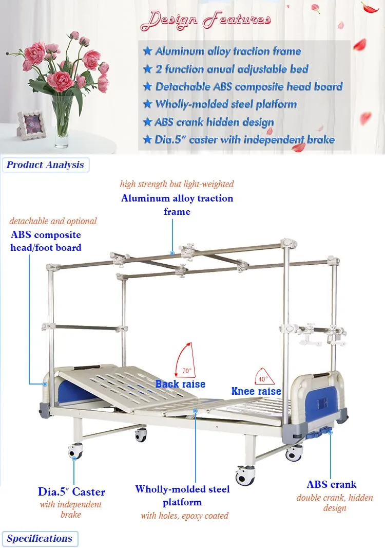 Wholesale patients orthopedic traction frame bed for hospital