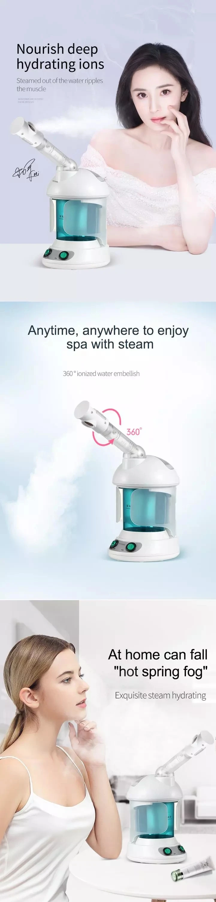 mini home use facial steamer