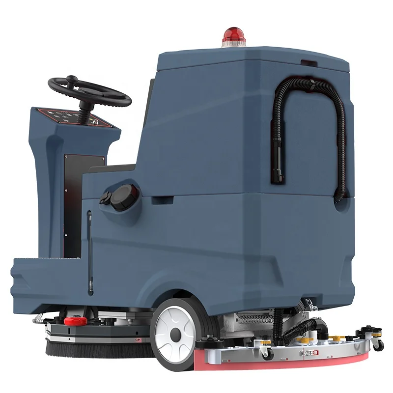 BOSHUO industrial electrical street washing cleaner vacuum sweeper machine