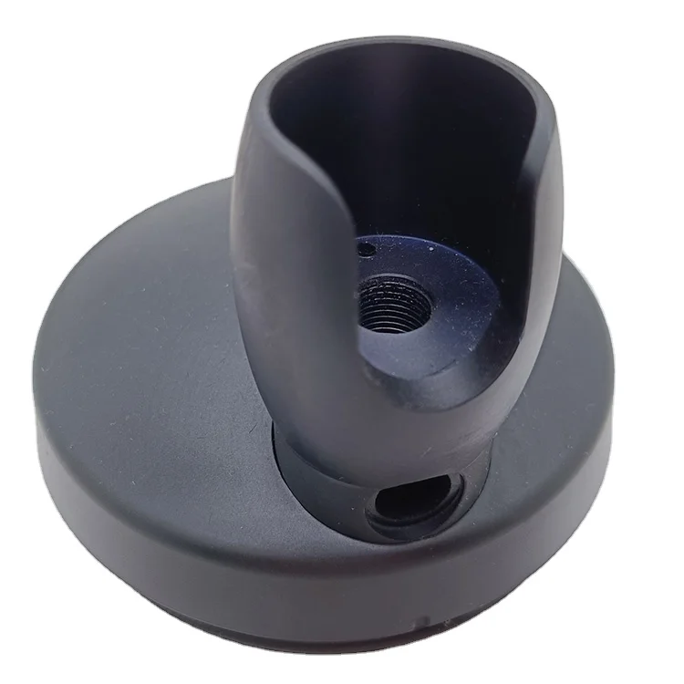 Пластиковая круглая пластина с ручкой для массажа лица