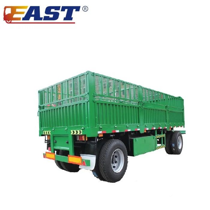 EAST Customize 2 Axle 20 Ton Draw Bar Towing Dolly cargo Draw Bar trailer DrawBar trailer Full Trailer price