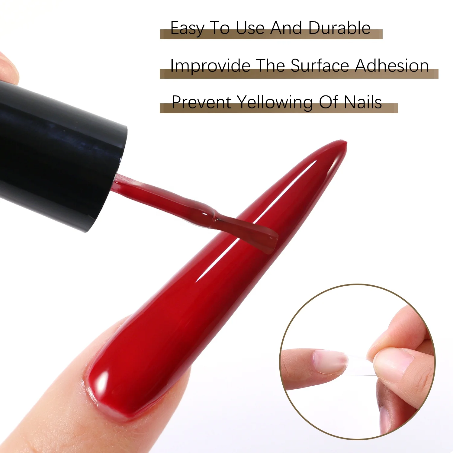 Gelsky Wholesale False Nail Glue Gel Solid Press On Nail Glue Nail Tips UV Gel Glue