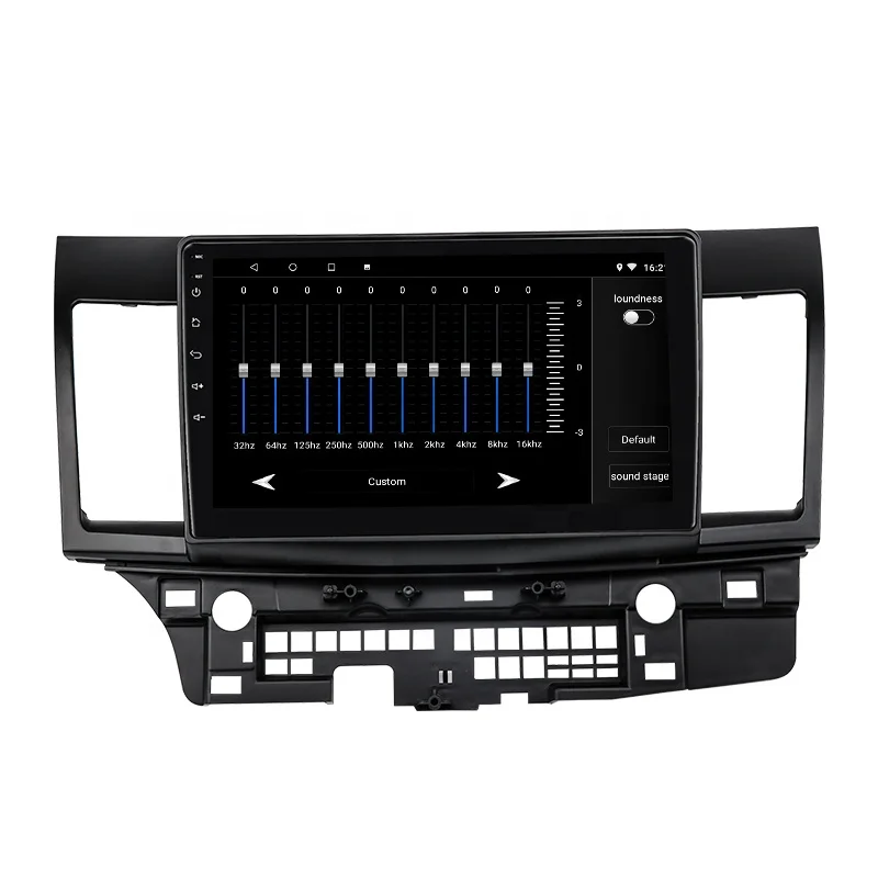 Touch Screen Multimedia System Gps Car Music 2din 10inch Car Dvd For Mitsubishi Lancer Ex Evo With Android 9.1