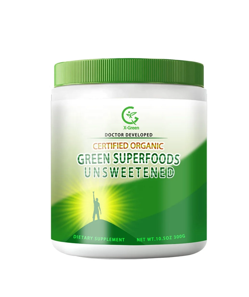 OEM Organic Greens Superfood Powder Premium Superfood 25+ Organic Green Veggie Whole Foods for Energy and Athletic Performance