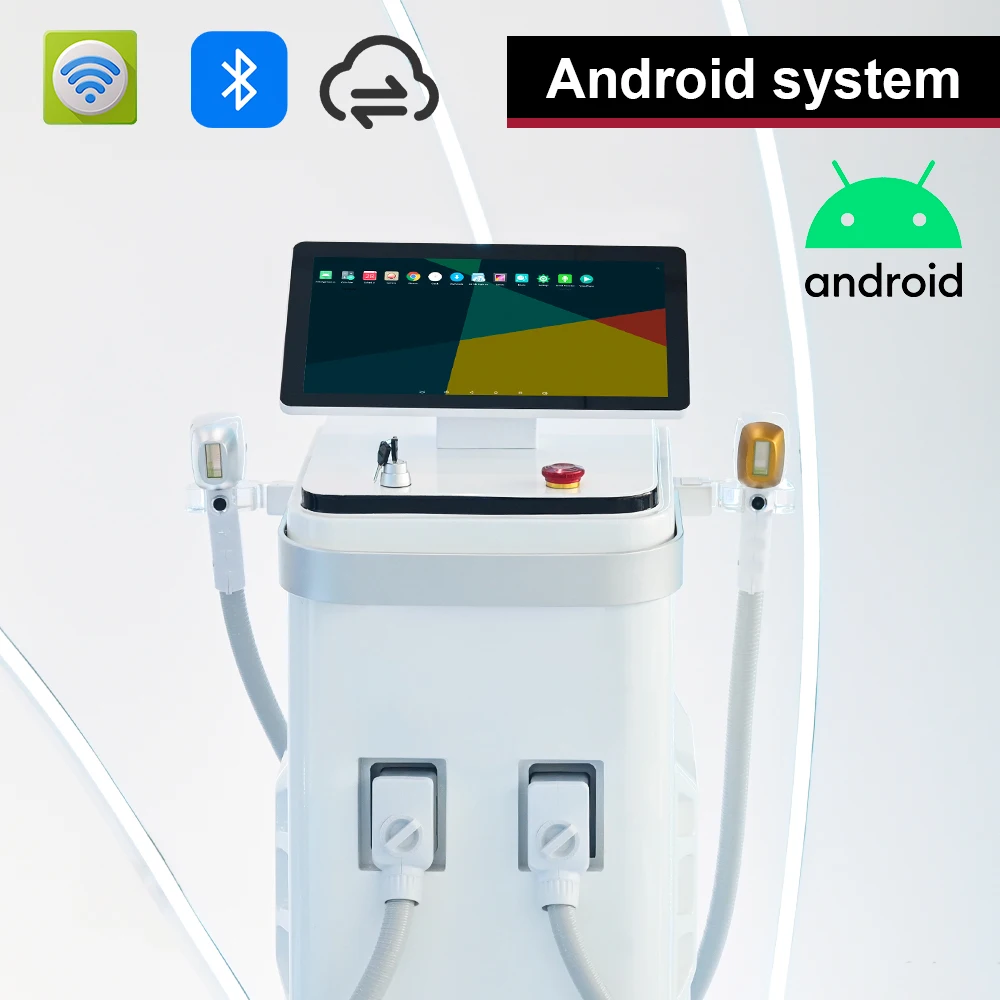 DFLASER Cloud computing 2024 Hot Dual or one Heads device diode laser hair removal machine remote control system beauty salon