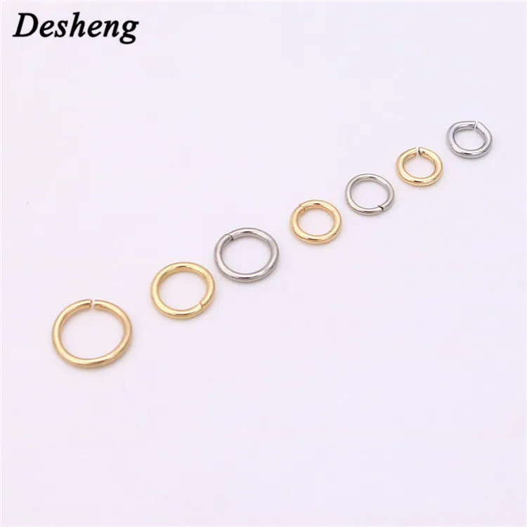 Wholesale Hanging Plating Iron Jump Ring Metal Split Ring DIY Connecting Jewelry Rings